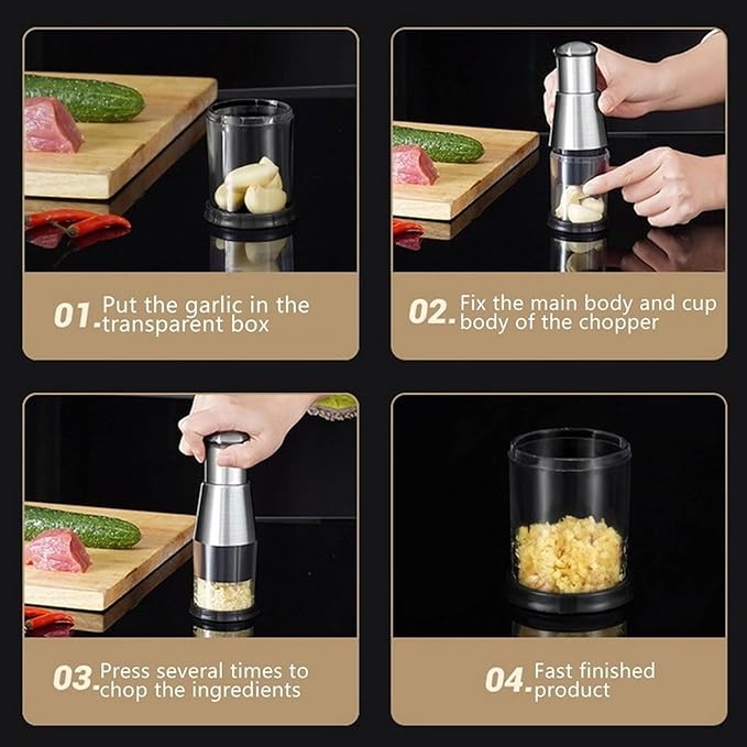 Pressed Garlic Chopper
